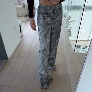 Retrofete Gray Straight Leg Pants